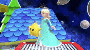 Super Mario Space GIF