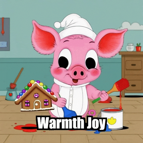 Comfort Gingerbread GIF by The Pigasso