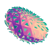 3D Pulsating Sticker by Vince Mckelvie