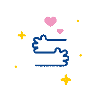 Friends Love Sticker by Glenda Morahan