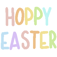 Easter Eggs Bunny Sticker