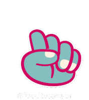 Peace Paz Sticker by FoodToSave