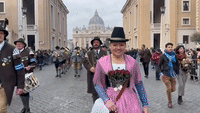 Bavarian Band Marches From Vatican 