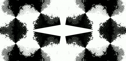 anniemuse giphyupload black and white abstract mask GIF