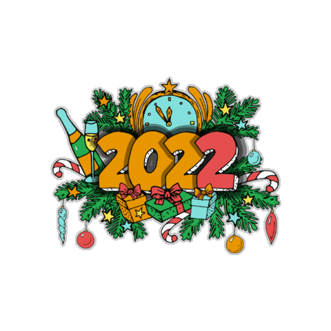 New Year Nye Sticker by Digital Pratik