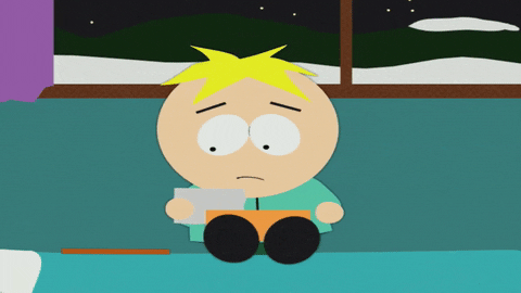 looking butters stotch GIF by South Park 