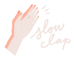 Way To Go Applause Sticker by lovelyluckylife