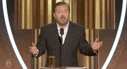 iamjestfulmeanings golden globes ricky gervais golden globes 2020 gervais GIF