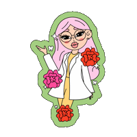 Flower Sticker
