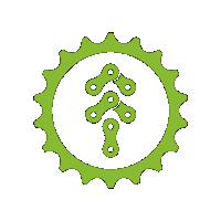 EvergreenMTB mtb mountain bike evergreen evergreen mtb Sticker
