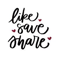 Share Save Sticker