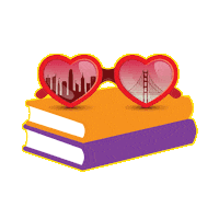 Books Library Sticker by sfpubliclibrary