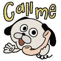 Calling Call Me Sticker by aicopan