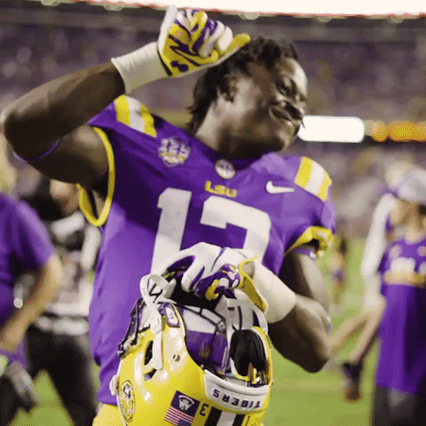 College Sports Football GIF by LSU Tigers