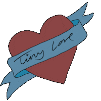 Tiny Love Sticker by Præmature fortællinger