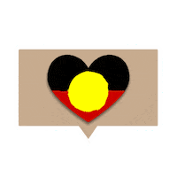 First Nations Heart Sticker by Yarn Marketplace