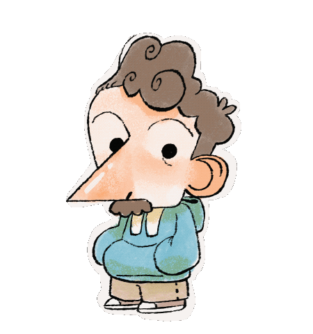 Cartoon Hello Sticker