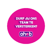 Team Vacature Sticker by OHCB Schoonmaakdiensten
