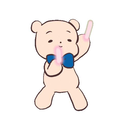 mochietomaruzou giphyupload bear idol くま Sticker
