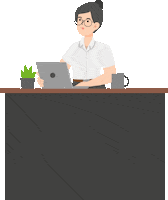 University Working Sticker