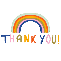 Fatomale thank you thanks colors thankyou Sticker