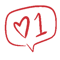 Count Down Hearts Sticker