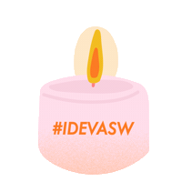 Swarm Dec17 Sticker by Robyn Janine