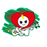 Heart Monster Sticker