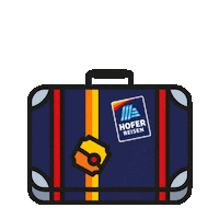 Travel Luggage Sticker by HOFER Österreich