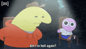Looking Around GIF by Adult Swim