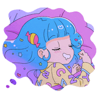 Sleepy Good Night Sticker
