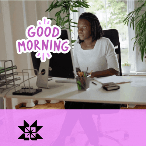 Good Morning GIF by NorthStar of GIS: People of Black / African Descent in GIS, Geography, and STEM