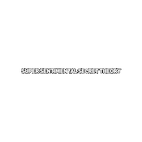 Ssst Sticker by Super Sentimental Secret Theory