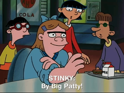 hey arnold nicksplat GIF