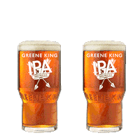 GreeneKingBrewery drink beer cheers ipa Sticker