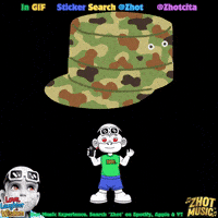 Dress Code Army Hat GIF by Zhot Music