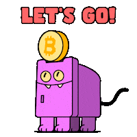 Happy Lets Go Sticker by Nexio