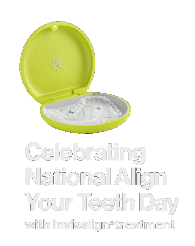 Nationalalignyourteethday Sticker by Invisalign