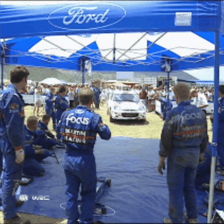Ford Service GIF by FIA World Rally Championship