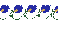 Folk Art Flower Sticker