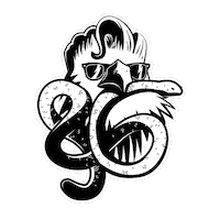 Skateboard Penny Sticker by Rocky Billy
