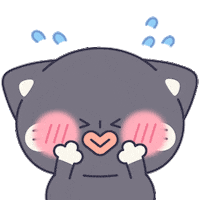 Lookiivn love cat cartoon hello Sticker