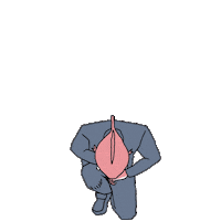 Cartoon Fish Sticker by Minto Inc.