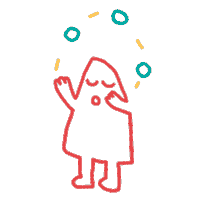 Happy Dance Sticker by Circus Zonder Handen