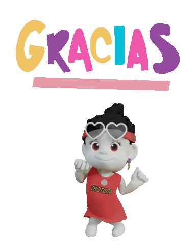 Sweet Girl Gracias Sticker by Zhotcita