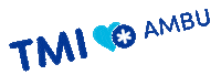 TMI-interim hart tmi blauw hart dedetacheerder in de zorg Sticker