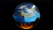 Jmartin_leo space time sphere terra GIF