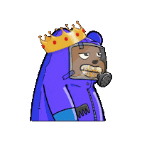 Nft Bear Sticker by SuperRareBears