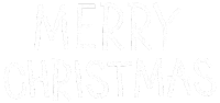 Merry Christmas Typography Sticker by Weronika Wolska DESIGN STUDIO