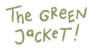 The Masters Golf Sticker by Catharina Stewart